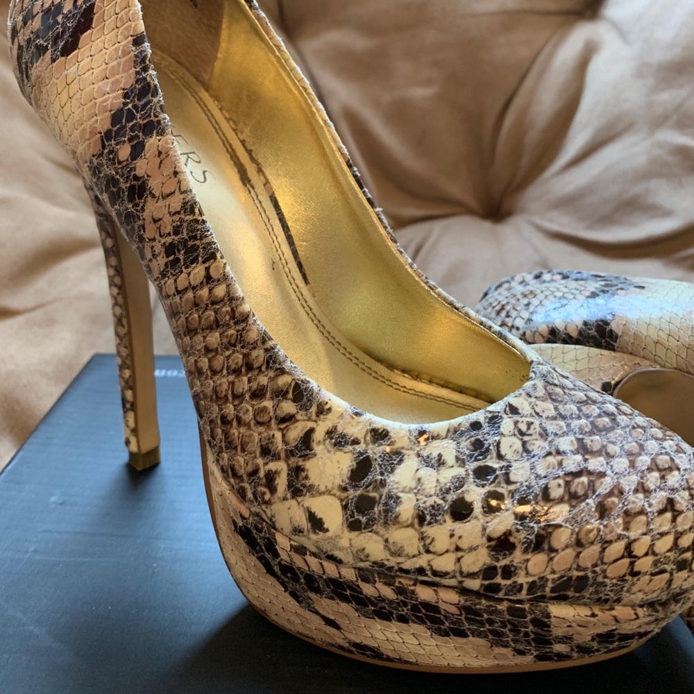 Python Platform Heels Size 7 Worn 2x - image 4